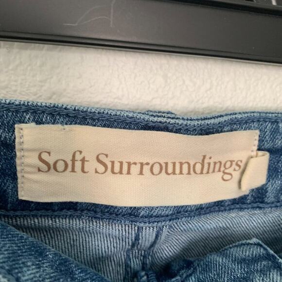 Soft Surroundings Stretch Medium Wash Cropped Jeans - Picture 5 of 12